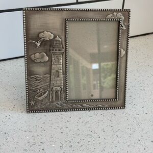 Nautical Themed Pewter Photo Frame